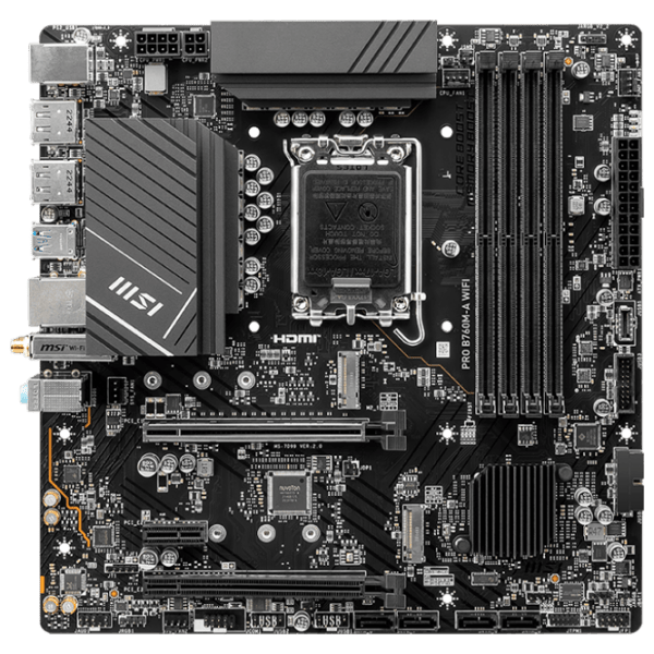 Материнская плата MSI PRO B760M-A WIFI mATX  photo 1