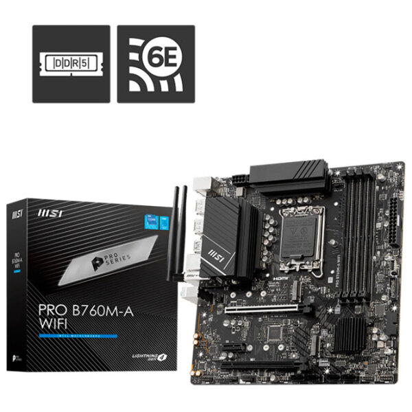 Материнская плата MSI PRO B760M-A WIFI mATX  photo 5