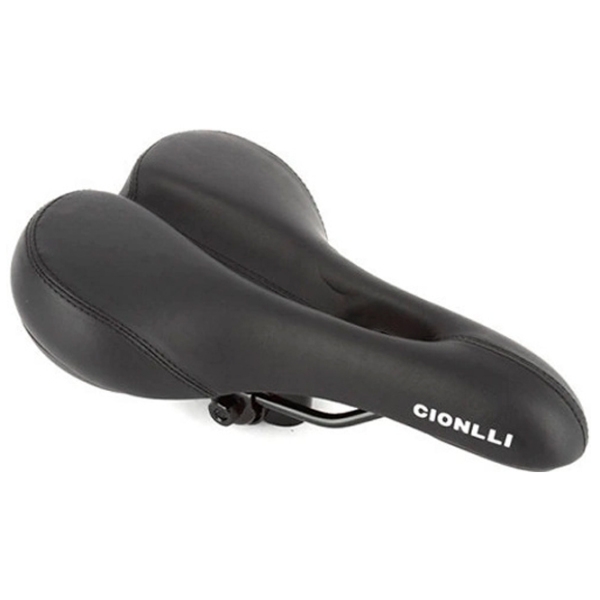 Șa de bicicletă Cionlli MTB 6087 Black White  photo 1