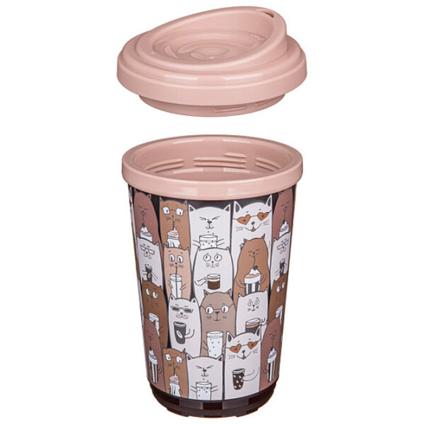 Cană termo Bytplast Phibo EcoStyle Beige 400 ml photo 2