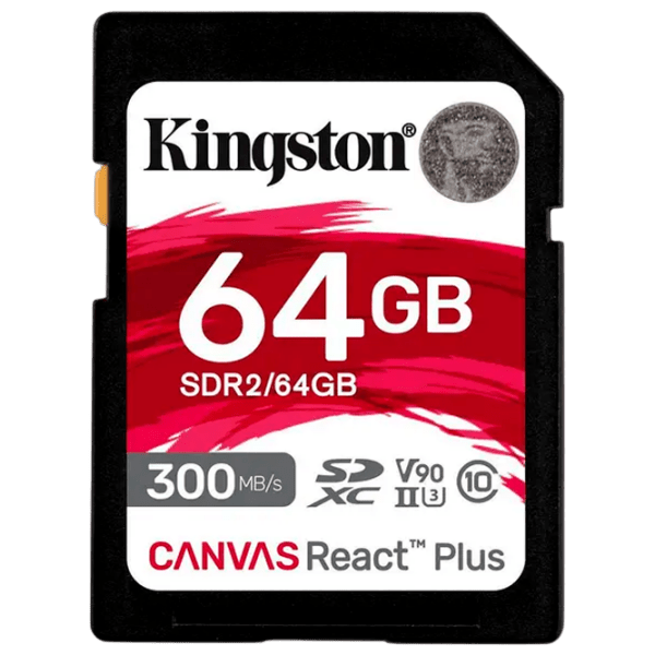 SD Kingston Canvas React Plus 64 GB  photo 1