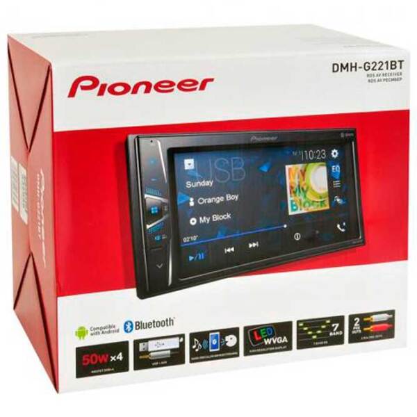 Mediaplayer auto Universal 6.2" DMH-G221BT Black  photo 5