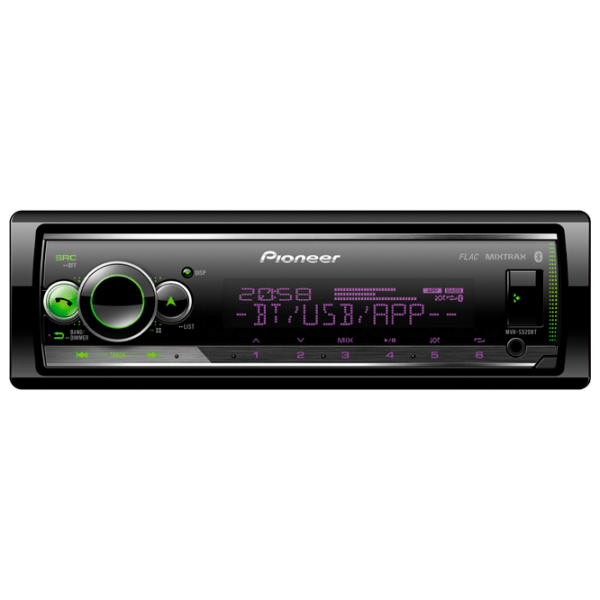 Mediaplayer auto Universal MVH-S520BT Black  photo 1