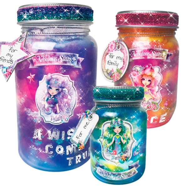 Креативный набор Nebulous Stars Galaxy Wish Jars 11202 Разноцветный для девочек, 7+ photo 2