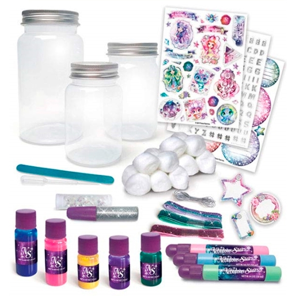 Креативный набор Nebulous Stars Galaxy Wish Jars 11202 Разноцветный для девочек, 7+ photo 3