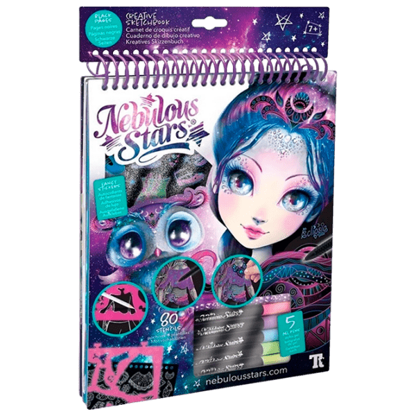 Креативный набор Nebulous Stars Zentangle Black Pages Eclipsia 11121 Разноцветный для девочек, 7+ photo 1