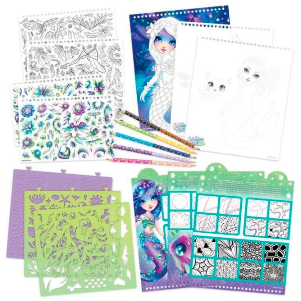 Креативный набор Nebulous Stars Sketchbook Nenuphia 11132 Разноцветный для девочек, 7+ photo 2