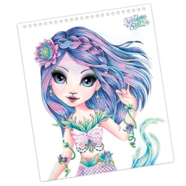 Креативный набор Nebulous Stars Sketchbook Nenuphia 11132 Разноцветный для девочек, 7+ photo 3