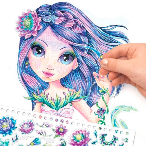 Креативный набор Nebulous Stars Sketchbook Nenuphia 11132 Разноцветный для девочек, 7+ photo 4