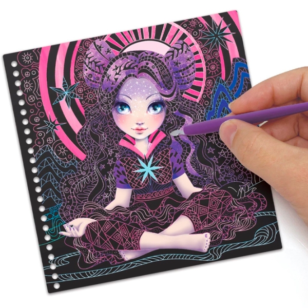 Креативный набор Nebulous Stars Zen Scratch & Sketch 11128 Разноцветный для девочек, 7+ photo 4