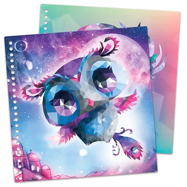 Set de creație Nebulous Stars Sticker by Number 11129 Multicolor pentru fetițe, 7+ photo 3