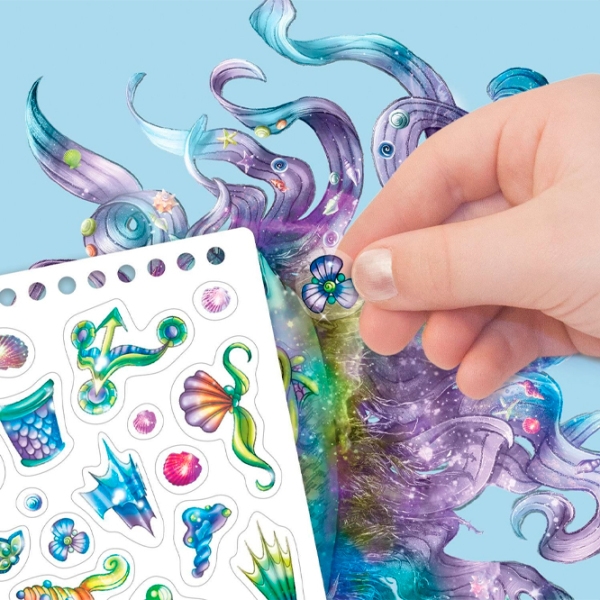 Set de creație Nebulous Stars Fantasy Horses - Water 11372 Multicolor pentru fetițe, 7+ photo 6