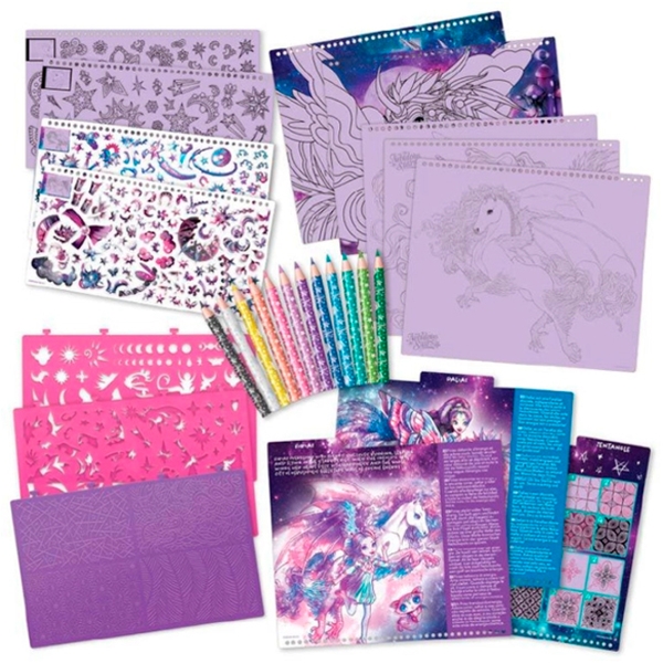 Креативный набор Nebulous Stars Sketchbook - Forest Horses 11373 Разноцветный для девочек, 7+ photo 2