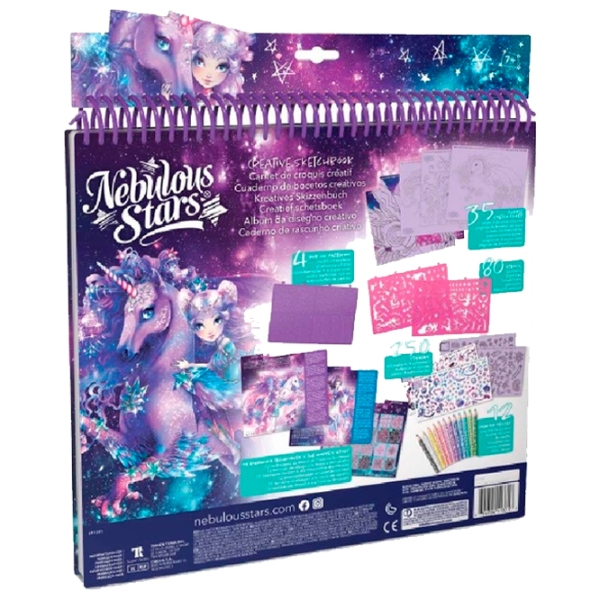 Креативный набор Nebulous Stars Sketchbook - Forest Horses 11373 Разноцветный для девочек, 7+ photo 10