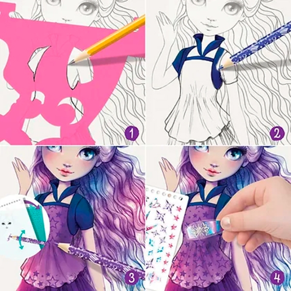 Креативный набор Nebulous Stars Sketchbook Nebulia 11101 Разноцветный для девочек, 7+ photo 5