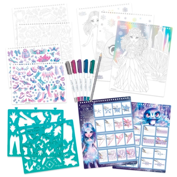 Креативный набор Nebulous Stars Geometric Crystal Pages Iceana 11122 Разноцветный Для детей, 7+ photo 2