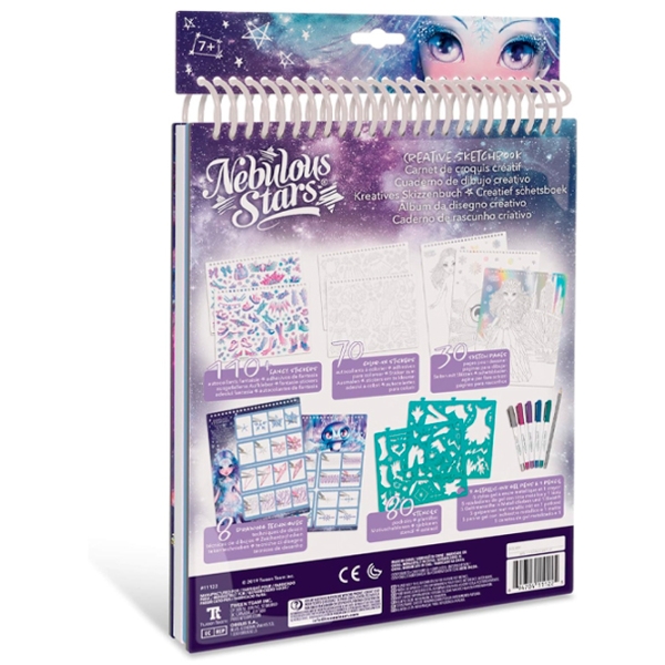 Креативный набор Nebulous Stars Geometric Crystal Pages Iceana 11122 Разноцветный Для детей, 7+ photo 5