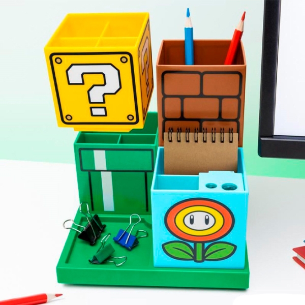 Organizator Paladone Desktop Storage PP11592NN Multicolor Super Mario photo 2