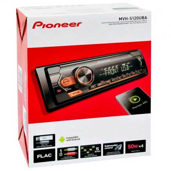 Mediaplayer auto Universal MVH-S120UBA Black  photo 4