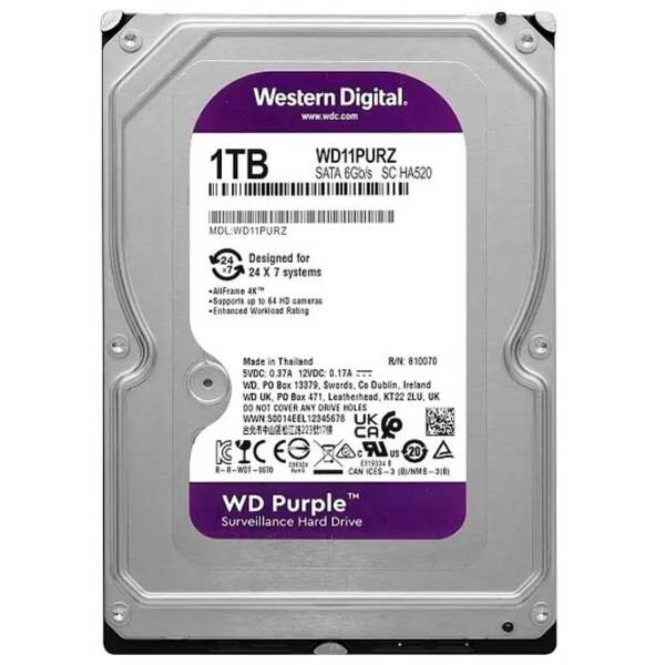 HDD Western Digital WD11PURZ 3.5'' 1 TB  photo 4