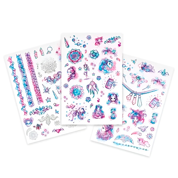 Креативный набор Nebulous Stars Temporary Tattoos 11410 Разноцветный Для детей, 7+ photo 2