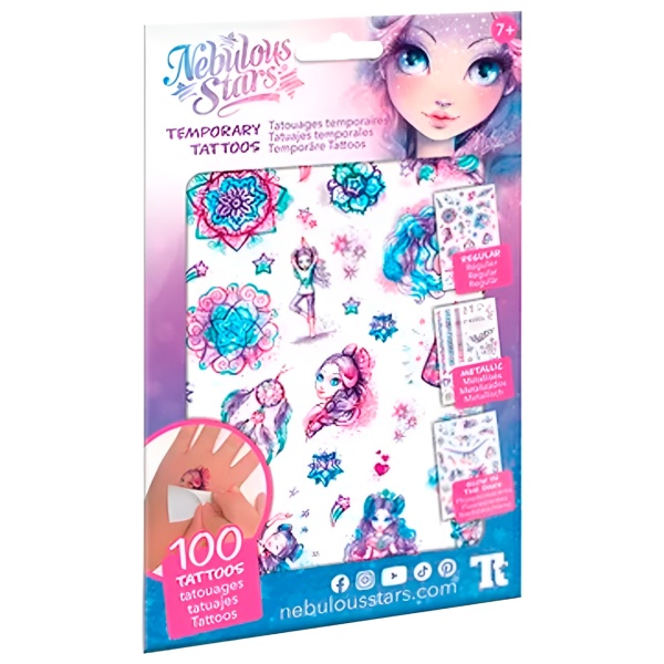Креативный набор Nebulous Stars Temporary Tattoos 11410 Разноцветный Для детей, 7+ photo 5