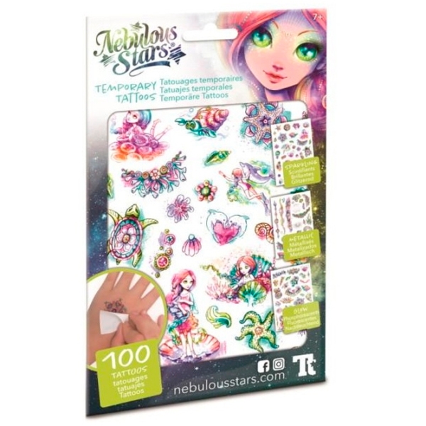 Креативный набор Nebulous Stars Temporary Tattoos 11410 Разноцветный Для детей, 7+ photo 7