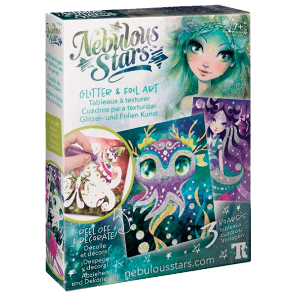 Креативный набор Nebulous Stars Glitter & Foil Art 11011 Разноцветный для девочек, 7+ photo 1