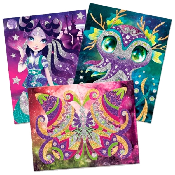 Креативный набор Nebulous Stars Glitter & Foil Art 11011 Разноцветный для девочек, 7+ photo 2