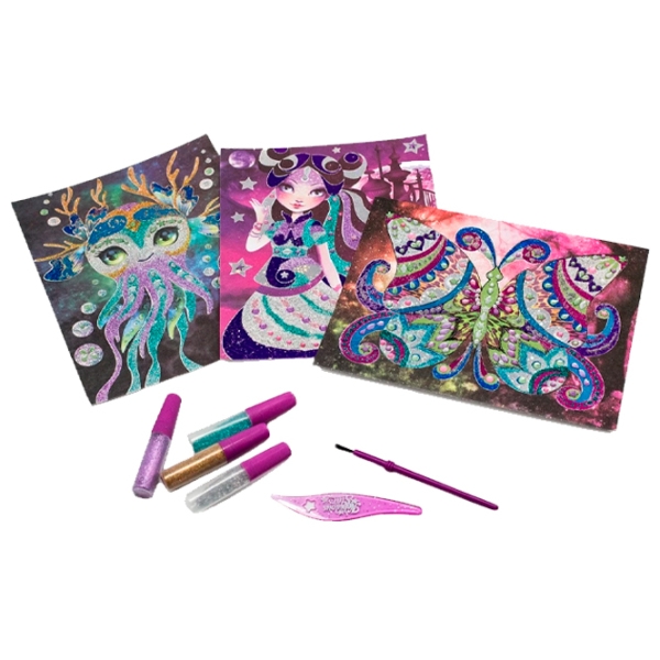 Креативный набор Nebulous Stars Glitter & Foil Art 11011 Разноцветный для девочек, 7+ photo 3