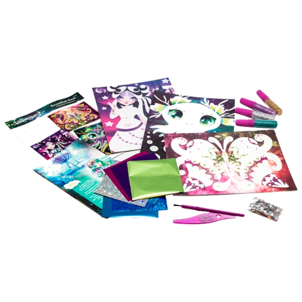 Креативный набор Nebulous Stars Glitter & Foil Art 11011 Разноцветный для девочек, 7+ photo 4