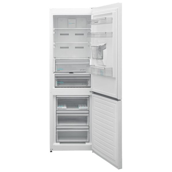 Frigider SHARP SJ-NBA21DMDWE-EU White 230l / No Frost, 101l / No Frost, A++ photo 2