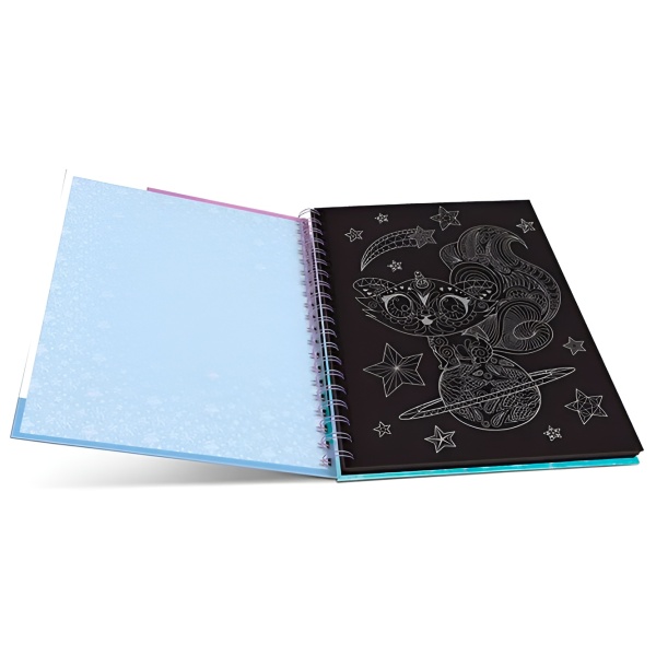 Креативный набор Nebulous Stars Isadora's Black Pages Coloring Book 11136 Черный для девочек, 7+ photo 3