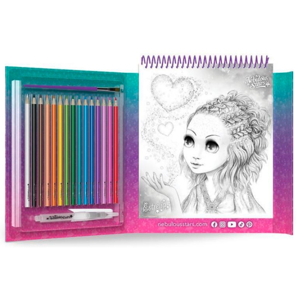 Креативный набор Nebulous Stars Watercoloring Book Set 11133 Разноцветный для девочек, 7+ photo 2