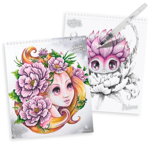 Креативный набор Nebulous Stars Watercoloring Book Set 11133 Разноцветный для девочек, 7+ photo 5