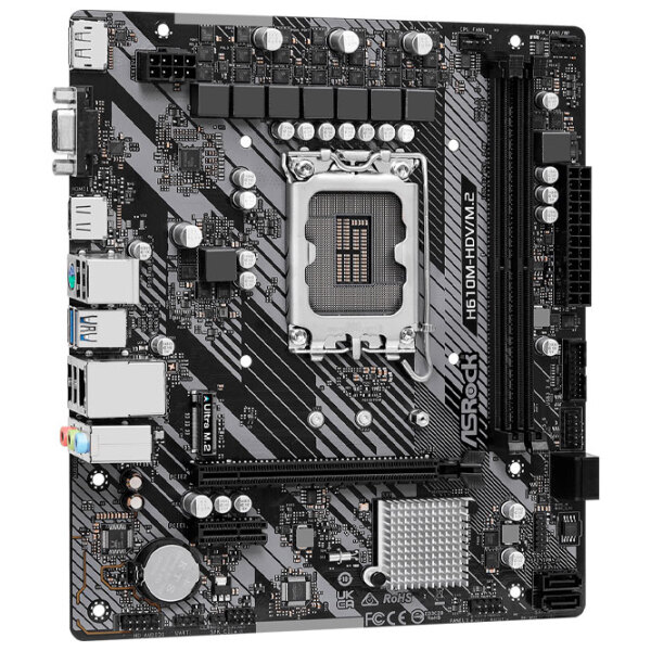 Материнская плата ASRock H610M-HDV/ M.2 R2.0 micro ATX  photo 2