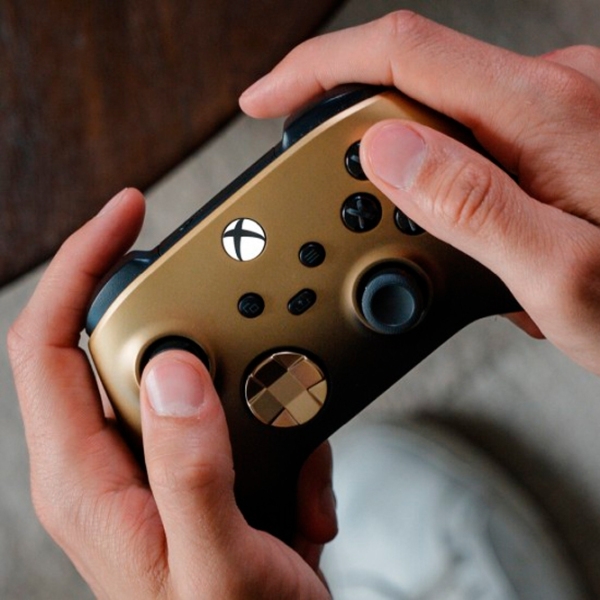 Gamepad Microsoft Gold Shadow Special Edition Black Fără fir / 12 buttons photo 7