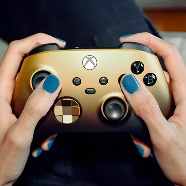 Gamepad Microsoft Gold Shadow Special Edition Black Fără fir / 12 buttons photo 9