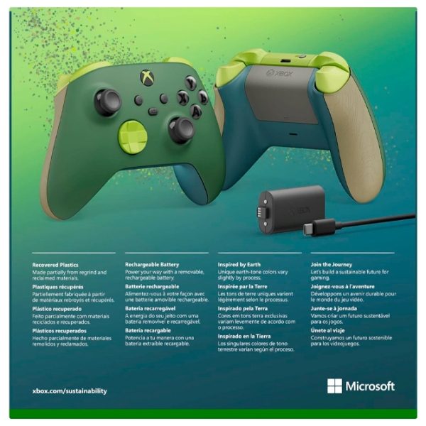 Геймпад Microsoft Remix Special Edition Зеленый Беспроводные / 12 buttons photo 9