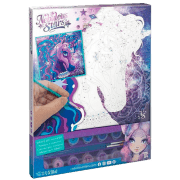 Set de creație Nebulous Stars Paint-by-Number on Canvas Nebulia & Horse 11421 Multicolor pentru fetițe, 7+
