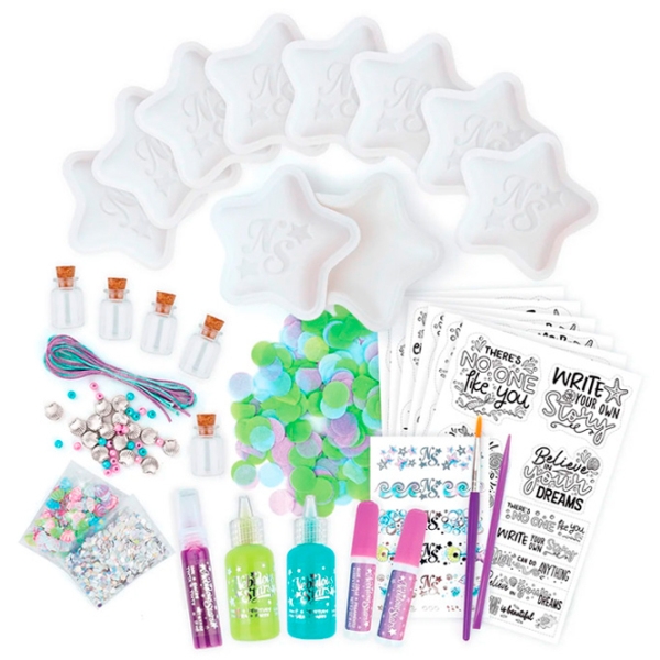 Креативный набор Nebulous Stars Shooting Stars Starter Pack - Message in a bottle 11307 Разноцветный для девочек, 7+ photo 2