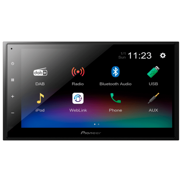 Mediaplayer auto Universal 6.8" DMH-A340DAB Black  photo 1