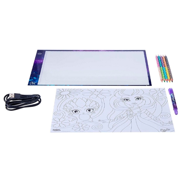 Set de creație Nebulous Stars Tracing Light Pad 11351 Multicolor pentru fetițe, 7+ photo 2