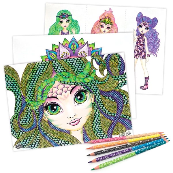 Set de creație Nebulous Stars Tracing Light Pad 11351 Multicolor pentru fetițe, 7+ photo 4
