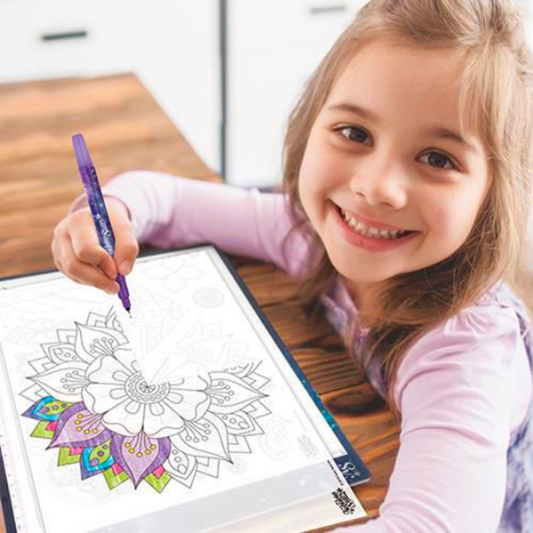 Set de creație Nebulous Stars Tracing Light Pad 11351 Multicolor pentru fetițe, 7+ photo 6
