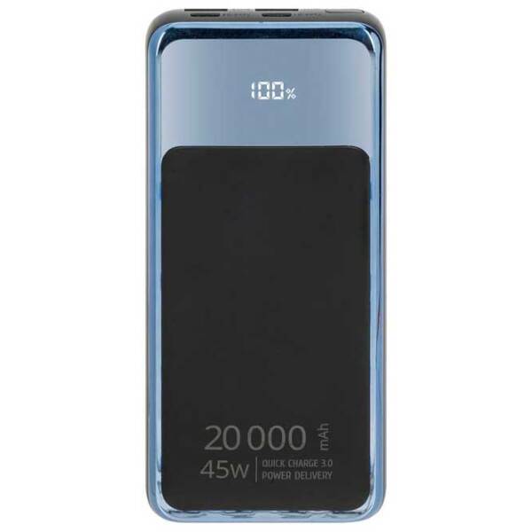 Power Bank 20000 мАч RivaCase VA1075 (45 Вт) Черный  photo 2