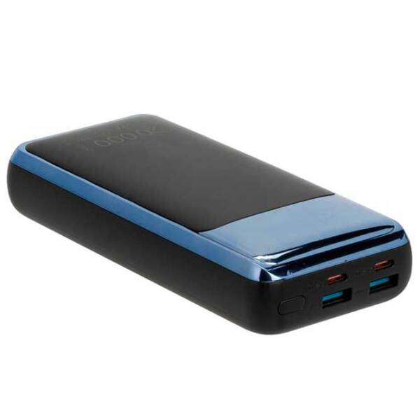 Power Bank 20000 мАч RivaCase VA1075 (45 Вт) Черный  photo 4