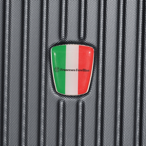 Valiză Francesco Ferellino Dolce Grey Dark 40 l  photo 4