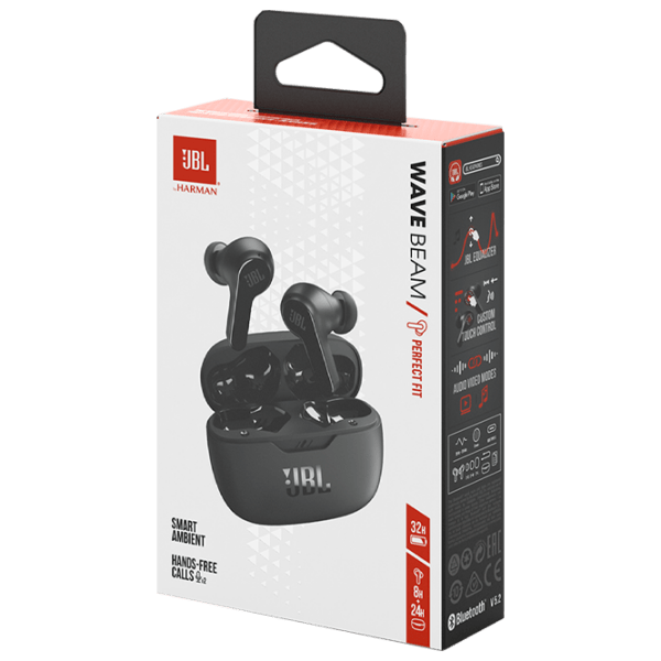 Căști JBL Wave Beam Black Fără fir / Personal / In ear photo 9