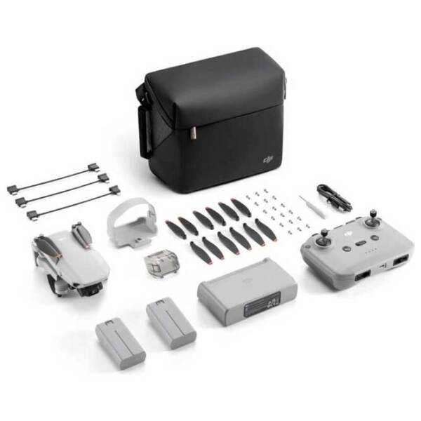 Dronă DJI Mini 2 SE Fly More Combo +RC-N2 Light Gray Quadcopter/ 57.6 km/ h photo 5